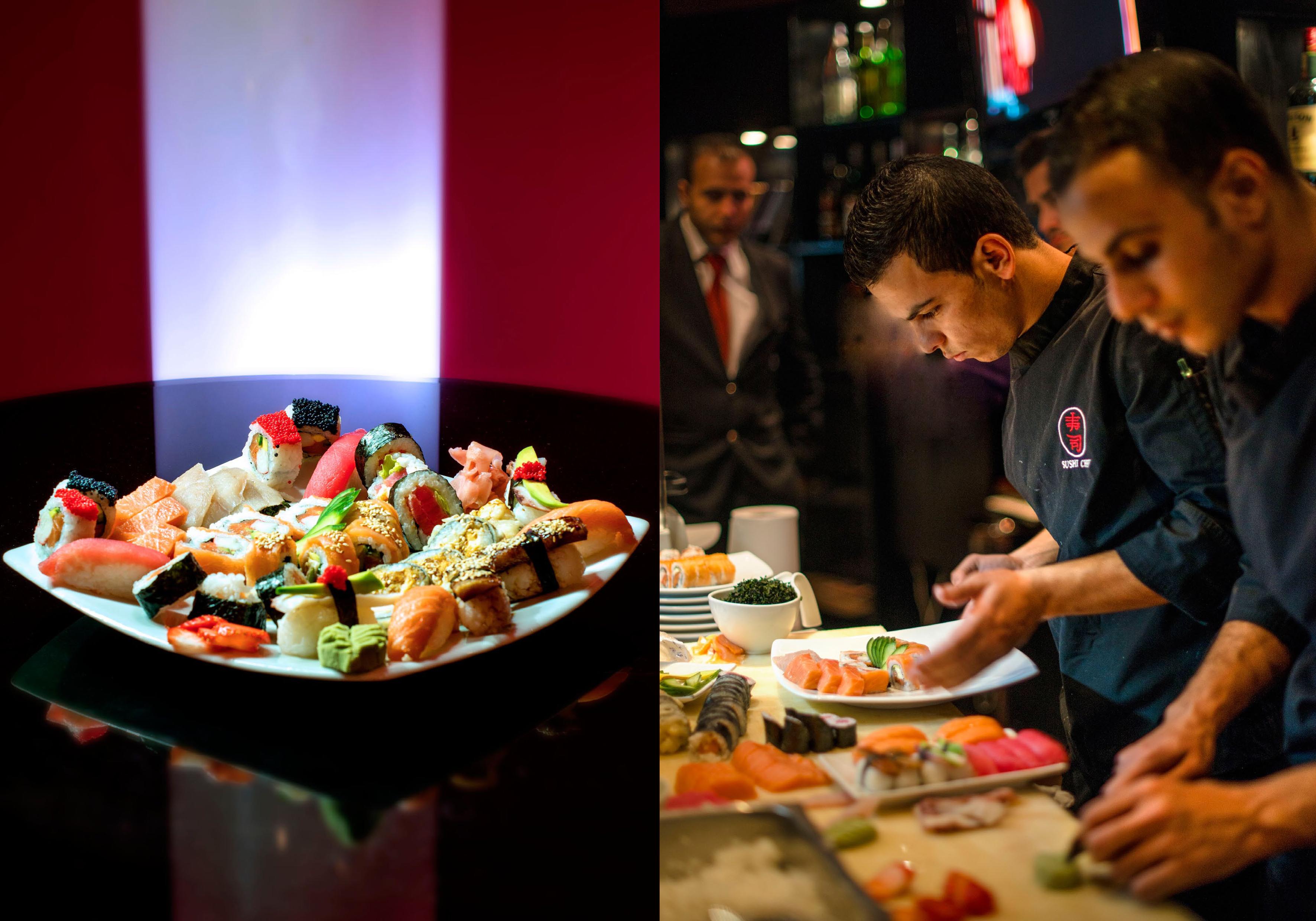 Concorde El Salam Cairo Hotel & Casino Eksteriør billede Sushi at a restaurant
