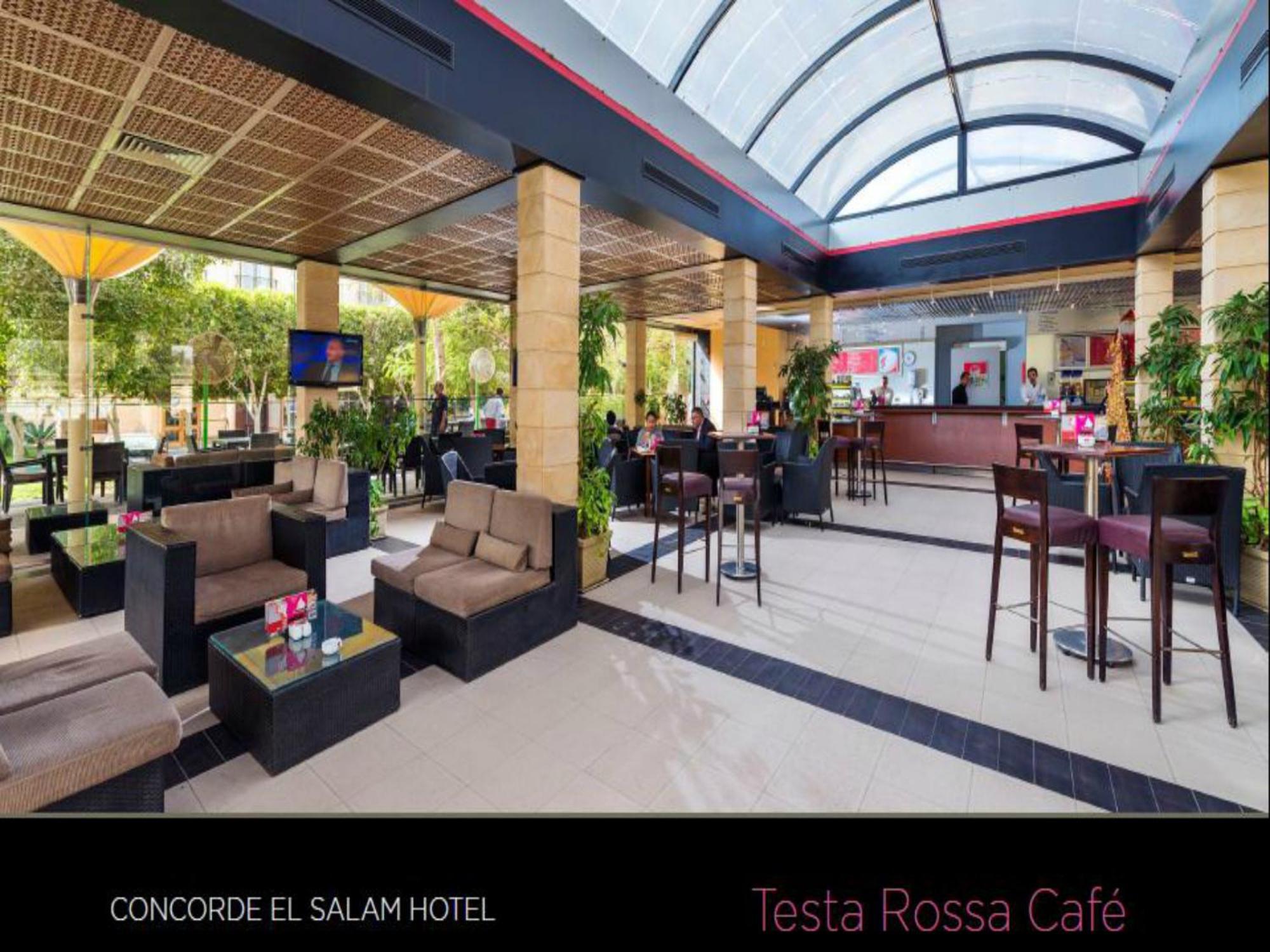 Concorde El Salam Cairo Hotel & Casino Eksteriør billede Testa Rossa Café